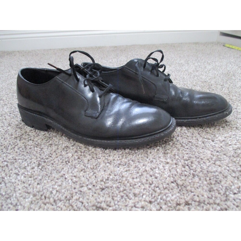 Vintage FreeMan Shoes Mens 9 D Black Leather